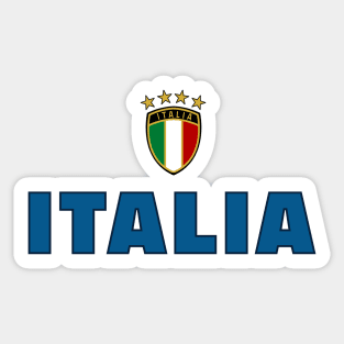 Italia with crest Sticker